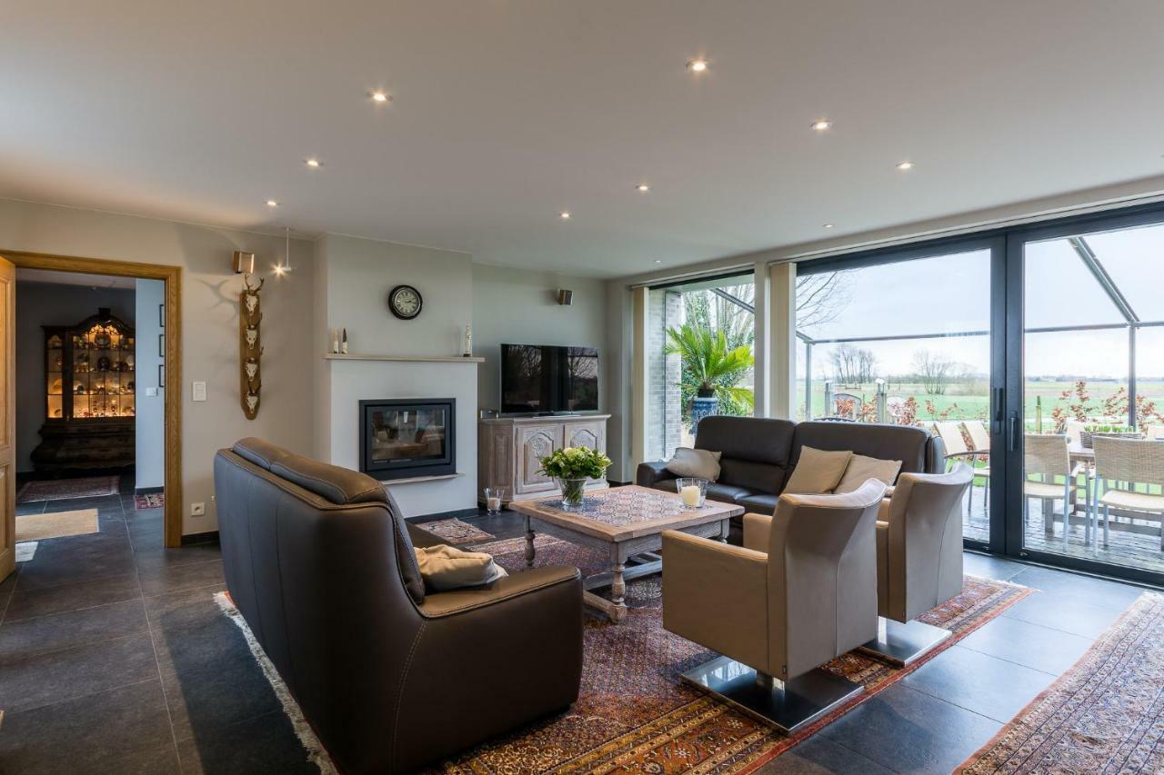 Villa Polderwoning 'Cleylantshof' Sint-Laureins Esterno foto